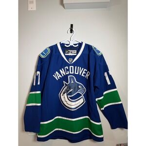 Reebok CCM Vancouver Canucks Ryan Kesler 17 Authentic NHL Jersey Size 48 Blue